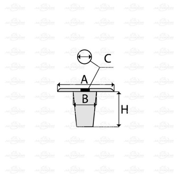 ЗАЖИМЫ БОКОВОЙ ПАНЕЛИ VW TOUAREG