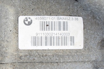 NÁPRAVA DIFER ZADNÍ 3.38 BMW 518D 520D 523I 528I 530I 2.0D MANUÁLNÍ AUTOMAT