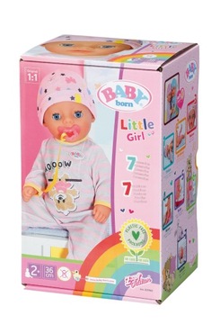 ИНТЕРАКТИВНАЯ КУКЛА BABY BORN LITTLE GIRL С АКСЕССУАРАМИ ДЛЯ КУКЛЫ