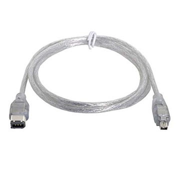 Kabel 6-pionowy dwustronny przezroczysty FireWire