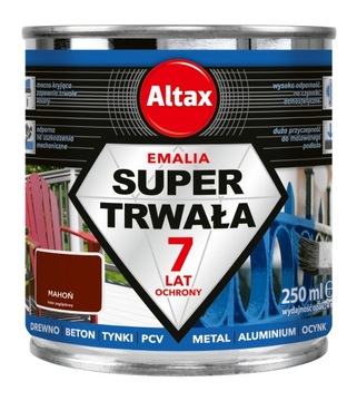 Super trwała emalia 250 ml mahoń Altax