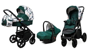 BabyLux Wózek 3w1 dziecięcy spacerówka COLORLUX