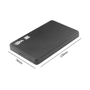 OBUDOWA DYSKU 2,5'' KIESZEŃ HDD SATA USB 3.0 +ETUI