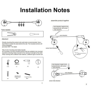 Multifunctional adjustable wire rope clothesline