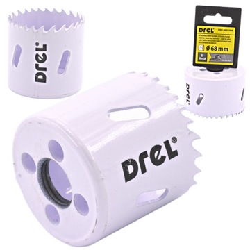 OTWORNICA KORONKA BIMETALOWA DO METALU DREWNA PLASTIKU 68 mm UNIWERSALNA