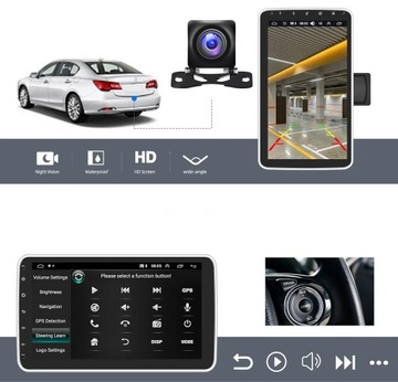РАДИО 1 DIN 2 DIN ANDROID RDS 10,1 дюйма 2 ГБ ОЗУ 32 ГБ GPS USB ПОВОРОТНЫЙ ЭКРАН