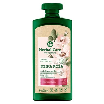 HERBAL CARE KĄPIEL ODŻYWCZA DZIKA RÓŻA 500ML
