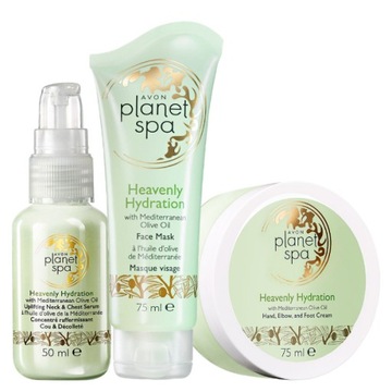 НАБОР ИЗ 3 КОСМЕТИКИ AVON OLIVE PLANET SPA