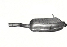 Tłumik końcowy BMW 3 E46 poj.2,0+2,5+2,8+obejma