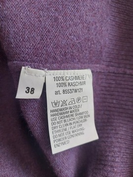 Repeat 38 M 100% kaszmir kaszmirowy kardigan Repeat Cashmere sweter