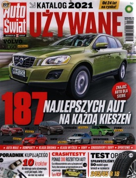 1/2021 AUTO ŚWIAT UŻYWANE KATALOG 2021 187 najlepszych aut