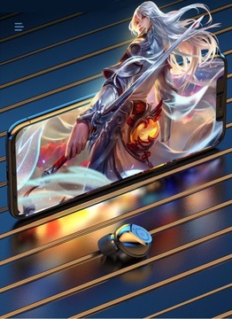 БЕСПРОВОДНЫЕ СПОРТИВНЫЕ СЕНСОРНЫЕ НАУШНИКИ BLUETOOTH 5.3 + POWERBANK