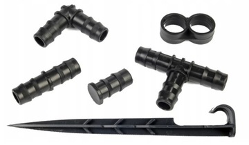 Капельная линия капельного орошения 100 м + 174 шт. аксессуаров XXL