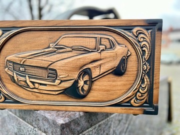 Деревянные нарды - Camaro SS Pattern