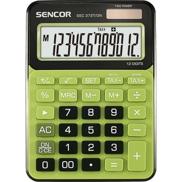 Kalkulator Biurowy SENCOR SEC 372T/GN Dual Power