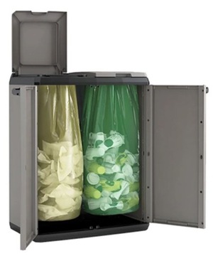 ШКАФ ДЛЯ СЕГРЕГАЦИИ МУСОРОВ SPLIT BASIC 110L 241065 KETER