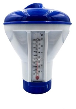 Dozownik tabletek 20g z termometrem do basenu