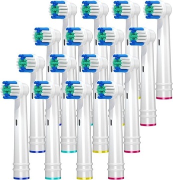Końcówki do szczoteczki Oral-B zamiennik Redtron SB17A 16 szt
