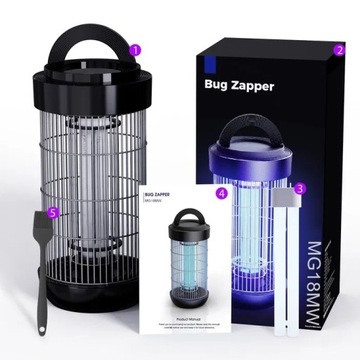 Lampa przeciwko komarom, muchom, osom BUG ZAPPER
