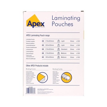 Фольга для ламинирования А4 80мкм APEX