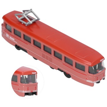 Модель игрушечного автобуса диаметром 6 см