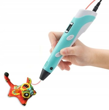 МИНИ-ПРИНТЕР 3D РУЧКА Children Magic + НИТЬ 109 + КОВРИК + ШАБЛОНЫ