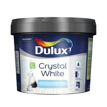 Farba Dulux Crystal White Biały 3 l