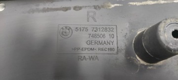 BMW 5 F10 F11 2016 KRYT SPODNÍ NÁDRŽE PALIVA