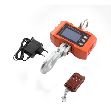 Электронные крюковые весы 1000 кг, подвесной промышленный пульт дистанционного управления, 1 т, дисплей