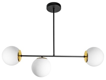 SZKLANA LAMPA WISZĄCA SUFITOWA ŻYRANDOL PLAFON LED