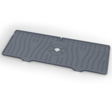 СИЛИКОНОВЫЙ КОВРИК ДЛЯ МОЙКИ, СЛИВНИК ПОД ЛЕНТУ, ЗАЩИТНЫЙ КОВРИК ДЛЯ КУХНИ - БОЛЬШОЙ