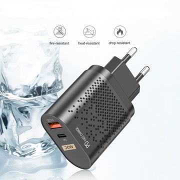 USB-C и зарядное устройство USB мощностью 20 Вт SAMSUNG IPHONE HUAWEI RE