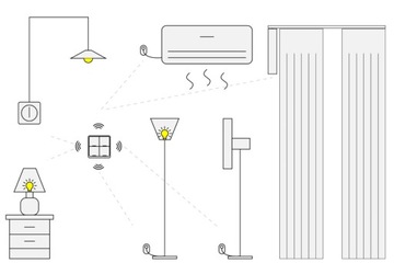 Пульт 4 канала 12 прог черный KT ZigBee серия TUYA