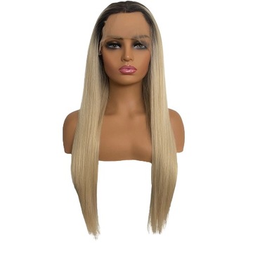 Peruka LACE FRONT blond 40/55/80cm + czepek GRATIS