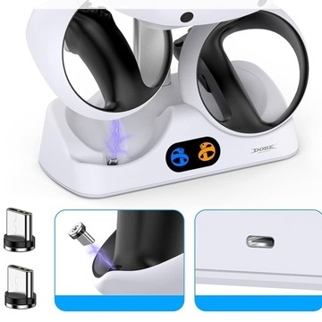 ПОДСТАВКА ДЛЯ PSVR2 С ДИСПЛЕЕМ, ДЕРЖАТЕЛЬ ПОДСВЕТКИ, ЗАРЯДНАЯ БАЗА TP5-2515
