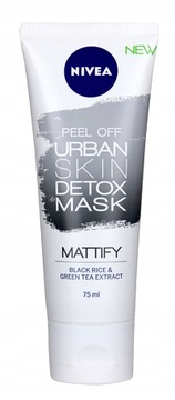 NIVEA DETOX MASKA MATUJĄCA CZARNY RYŻ ZIELONA HERBATA DOGŁĘBNIE OCZYSZCZA