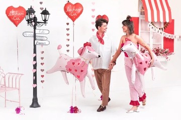 Набор украшений для ДНЯ СВЯТОГО ВАЛЕНТИНА LOVE Воздушные шары-сердечки