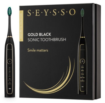 Szczoteczka soniczna SEYSSO Gold Black Special Collection