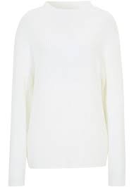 B.P.C biały sweter ze stójką ^48/50