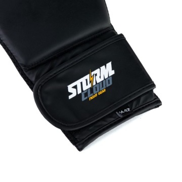 Боксерские перчатки StormCloud Rookie черные/белые 14 унций