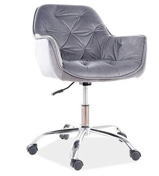 Fotel biurowy obrotowy do biurka Q-190 welurowy