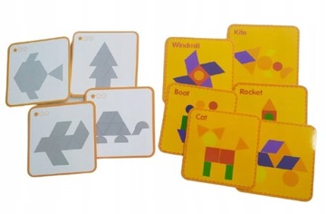 DREWNIANE PUZZLE UKŁADANKA GRA LOGICZNA MONTESSORI