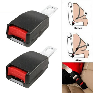 2X PRZEDŁUŻACZ PASA BEZPIECZEŃSTWA ADAPTER 12CM