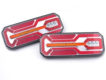 Фонарь задний комбинированный светодиодный плавающего направления, комплектация для грузового полуприцепа