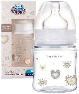 Canpol BUTELKA antykolkowa 120ml Newborn Baby