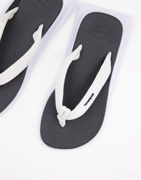 HAVAIANAS JAPONKI MĘSKIE WSUWANE Z LOGO 39-40 VDF