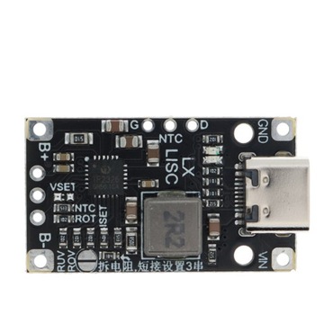 BMS Li-Ion QC зарядное устройство 15 Вт 2S USB-C балансир 8,4 В