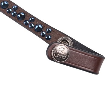 Повязка на голову QHP ELDORADO Коричневый/Морской [R: Cob]