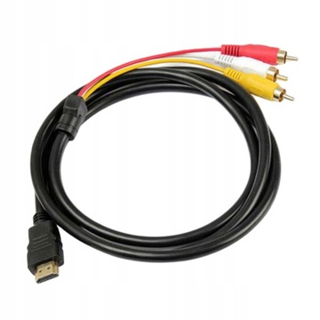 Видеоадаптер HDMI Male-3 RCA