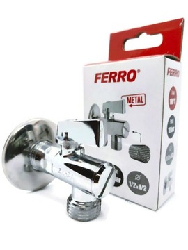 FERRO Zawór kulowy 1/2x1/2 z filtrem